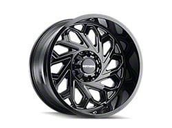 Mayhem Wheels Essex Gloss Black Milled 6-Lug Wheel; 22x12; -51mm Offset (15-20 Tahoe)