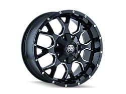 Mayhem Wheels Warrior Gloss Black Milled 6-Lug Wheel; 20x9; 0mm Offset (19-25 Sierra 1500)