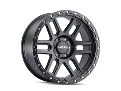 Mayhem Wheels Delta Matte Black 8-Lug Wheel; 20x9; -12mm Offset (01-06 Silverado 2500 HD)