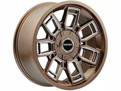 Mayhem Wheels Ordinance Matte Bronze Milled 5-Lug Wheel; 20x9; 0mm Offset (02-08 RAM 1500, Excluding Mega Cab)