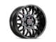 Mayhem Wheels Tripwire Gloss Black Milled with Prism Red 8-Lug Wheel; 20x10; -19mm Offset (03-09 RAM 2500)