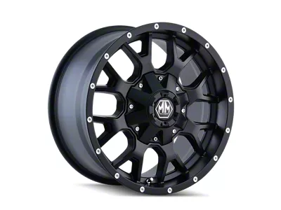 Mayhem Wheels Warrior Matte Black 8-Lug Wheel; 18x9; 18mm Offset (03-09 RAM 2500)