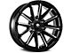 Mayhem Wheels Crossfire Gloss Black Milled 6-Lug Wheel; 22x9.5; 25mm Offset (04-08 F-150)