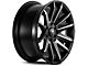 Mayhem Wheels Crossfire Gloss Black Milled 6-Lug Wheel; 22x9.5; 25mm Offset (04-08 F-150)