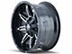 Mayhem Wheels Rampage Gloss Black Milled 6-Lug Wheel; 17x9; 13mm Offset (07-13 Sierra 1500)