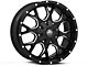 Mayhem Wheels Warrior Black Milled 6-Lug Wheel; 20x10; -25mm Offset (07-13 Sierra 1500)