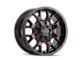 Mayhem Wheels Warrior Gloss Black Milled with Prism Red 6-Lug Wheel; 17x9; 18mm Offset (07-13 Sierra 1500)