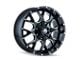 Mayhem Wheels Warrior Gloss Black Milled 6-Lug Wheel; 20x9; -8mm Offset (07-13 Sierra 1500)