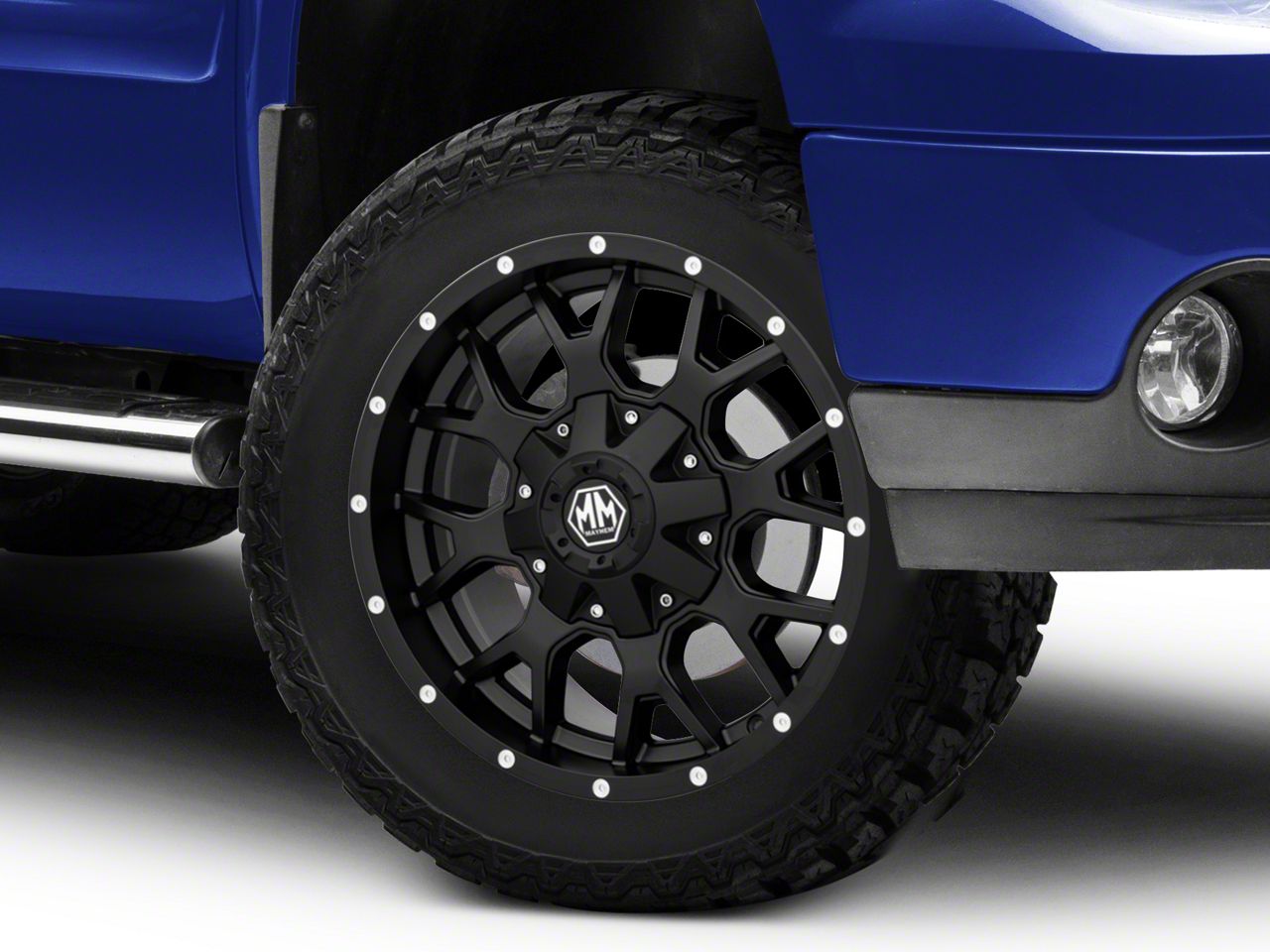 Mayhem Wheels Sierra 1500 Warrior Matte Black 6-Lug Wheel; 20x10; -25mm ...