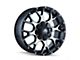 Mayhem Wheels Warrior Gloss Black Machined 8-Lug Wheel; 17x9; 18mm Offset (11-14 Sierra 2500 HD)