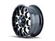 Mayhem Wheels Warrior Gloss Black Machined 8-Lug Wheel; 17x9; 18mm Offset (11-14 Sierra 2500 HD)