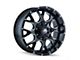 Mayhem Wheels Warrior Gloss Black Milled 8-Lug Wheel; 17x9; 18mm Offset (11-14 Sierra 3500 HD SRW)