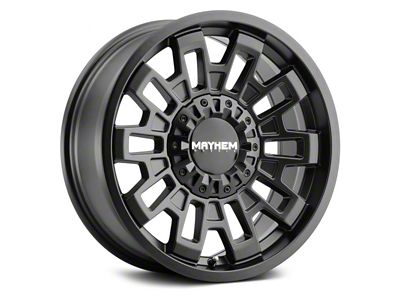 Mayhem Wheels Cortex Matte Black 6-Lug Wheel; 17x9; -12mm Offset (07-13 Silverado 1500)