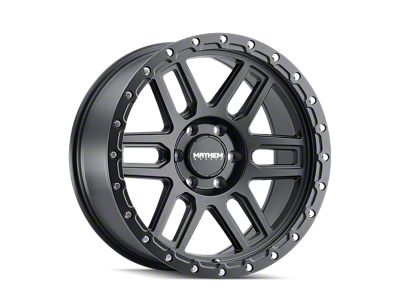 Mayhem Wheels Delta Matte Black 6-Lug Wheel; 17x9; 0mm Offset (07-13 Silverado 1500)