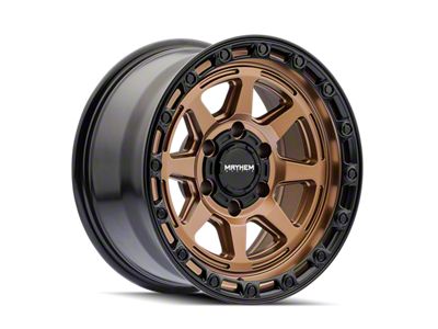 Mayhem Wheels Ridgeline Satin Bronze 6-Lug Wheel; 17x8.5; -6mm Offset (07-13 Silverado 1500)