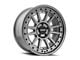 Mayhem Wheels Compass Matte Gunmetal 8-Lug Wheel; 20x9; 18mm Offset (11-14 Silverado 2500 HD)