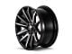 Mayhem Wheels Crossfire Gloss Black Milled 6-Lug Wheel; 22x9.5; 25mm Offset (07-14 Tahoe)