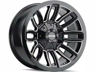 Mayhem Wheels Decoy Gloss Black Milled 6-Lug Wheel; 20x9; 0mm Offset (07-14 Tahoe)