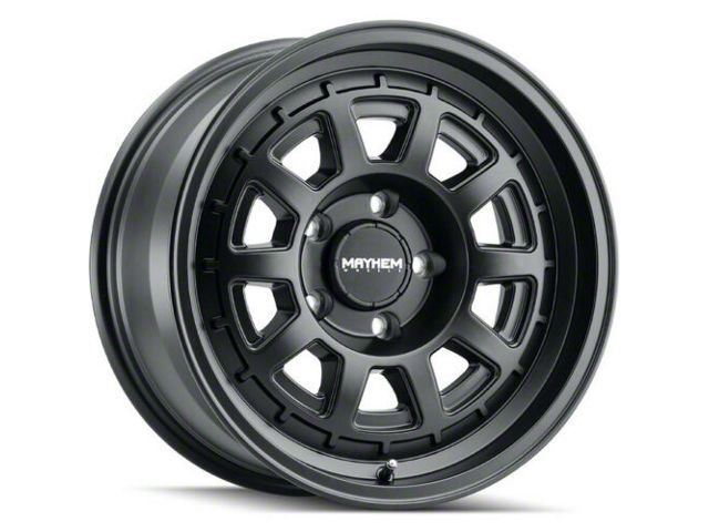 Mayhem Wheels Voyager Matte Black 6-Lug Wheel; 17x8.5; 0mm Offset (07-14 Yukon)