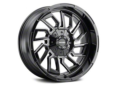 Mayhem Wheels Flywheel Gloss Black Milled 6-Lug Wheel; 20x9; 0mm Offset (09-14 F-150)