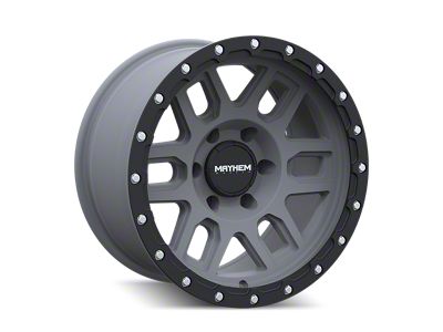 Mayhem Wheels Delta Matte Gunmetal 8-Lug Wheel; 20x9; -12mm Offset (11-16 F-350 Super Duty SRW)