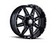 Mayhem Wheels Monstir Gloss Black Milled 6-Lug Wheel; 18x9; -12mm Offset (14-18 Sierra 1500)