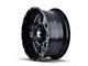 Mayhem Wheels Monstir Gloss Black Milled 6-Lug Wheel; 18x9; -12mm Offset (14-18 Sierra 1500)