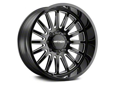 Mayhem Wheels Utopia Gloss Black Milled 6-Lug Wheel; 20x9; 0mm Offset (14-18 Silverado 1500)