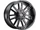 Mayhem Wheels Apollo Gloss Black Milled 6-Lug Wheel; 20x10; -19mm Offset (15-20 F-150)