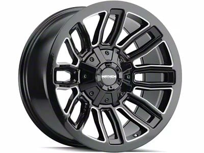 Mayhem Wheels Decoy Gloss Black Milled 6-Lug Wheel; 20x9; -5mm Offset (15-20 F-150)