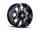 Mayhem Wheels Fierce Gloss Black Milled 6-Lug Wheel; 20x9; 0mm Offset (15-20 F-150)