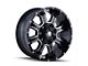 Mayhem Wheels Fierce Gloss Black Milled 6-Lug Wheel; 20x9; 18mm Offset (15-20 F-150)