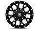 Mayhem Wheels Warrior Black Milled 6-Lug Wheel; 20x9; 0mm Offset (15-20 Tahoe)