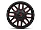 Mayhem Wheels Cogent Black with Prism Red 6-Lug Wheel; 20x9; 0mm Offset (99-06 Sierra 1500)