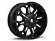 Mayhem Wheels Combat Gloss Black Milled 6-Lug Wheel; 17x9; -12mm Offset (99-06 Sierra 1500)