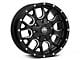 Mayhem Wheels Warrior Black Milled 6-Lug Wheel; 18x9; -12mm Offset (99-06 Sierra 1500)