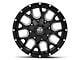 Mayhem Wheels Warrior Black Milled 6-Lug Wheel; 18x9; -12mm Offset (99-06 Sierra 1500)