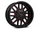 Mayhem Wheels Cogent Black with Prism Red 6-Lug Wheel; 20x9; 18mm Offset (99-06 Silverado 1500)