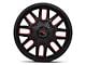 Mayhem Wheels Cogent Black with Prism Red 6-Lug Wheel; 20x9; 18mm Offset (99-06 Silverado 1500)