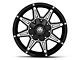 Mayhem Wheels Rampage Black Milled 6-Lug Wheel; 18x9; -12mm Offset (99-06 Silverado 1500)