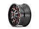 Mayhem Wheels Warrior Black with Prism Red 6-Lug Wheel; 20x9; 18mm Offset (19-24 Sierra 1500)