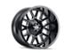 Mayhem Wheels Cogent Gloss Black Milled 5-Lug Wheel; 20x9; 0mm Offset (02-08 RAM 1500, Excluding Mega Cab)