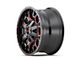 Mayhem Wheels Warrior Black with Prism Red 6-Lug Wheel; 20x9; 18mm Offset (04-08 F-150)