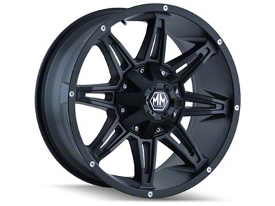 Mayhem Wheels Rampage Matte Black 6-Lug Wheel; 20x10; -25mm Offset (07-13 Silverado 1500)