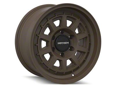 Mayhem Wheels Voyager Dark Bronze 6-Lug Wheel; 17x8.5; 18mm Offset (14-18 Silverado 1500)