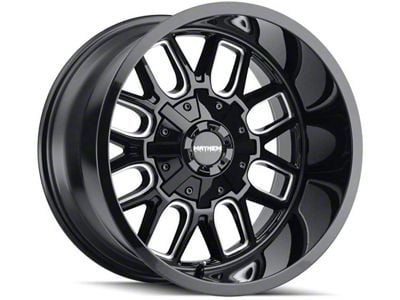 Mayhem Wheels Cogent Gloss Black Milled 6-Lug Wheel; 20x9; 18mm Offset (21-25 F-150)