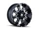 Mayhem Wheels Fierce Gloss Black Milled 6-Lug Wheel; 20x10; -19mm Offset (21-25 F-150)