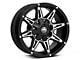 Mayhem Wheels Rampage Black Milled 6-Lug Wheel; 17x9; 18mm Offset (21-24 F-150)