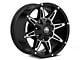 Mayhem Wheels Rampage Black Milled 6-Lug Wheel; 17x9; 18mm Offset (21-24 F-150)