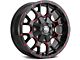 Mayhem Wheels Warrior Black with Prism Red 6-Lug Wheel; 20x9; 0mm Offset (24-25 Ranger)